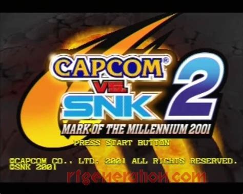 Capcom Vs Snk 2 Ps2 Capcom Vs Capcom Vs Snk Capcom