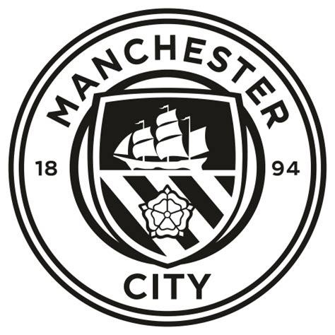 Manchester City Fc Black Svg Manchester City Fc Black Vector File