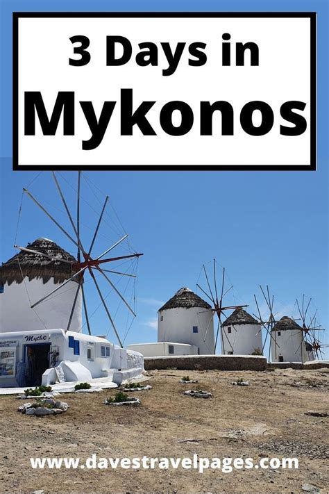 3 Days In Mykonos Itinerary What To Do And See 2023 Guide Island