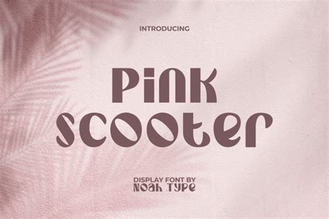 Pink Scooter Font Free Download Freefontdl