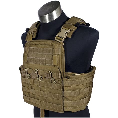 Flyye Tactical Field Compact Plate Carrier Military Armour Vest Coyote