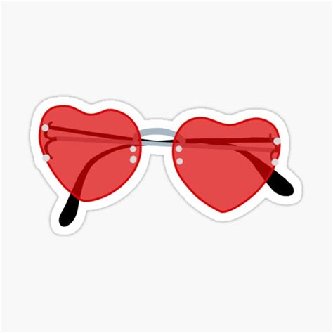 "Harry styles heart sunglasses" Sticker by erinsdrawings | Redbubble