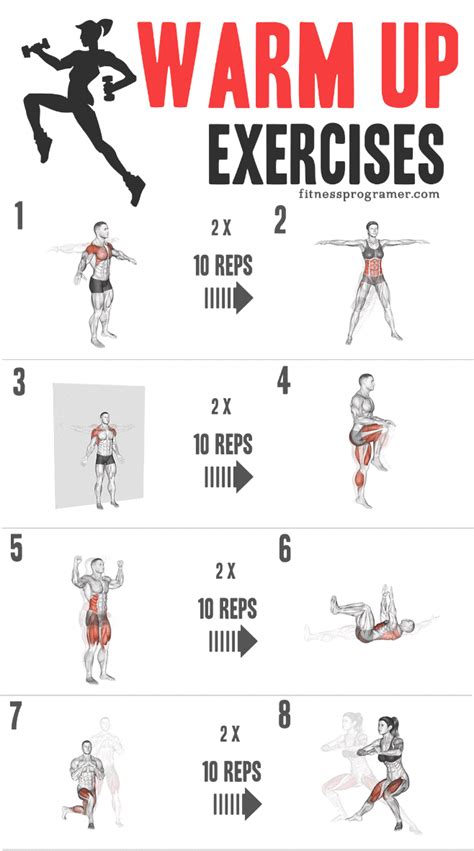 Specific Warm Up Exercises For Your Workout Goals 92 Workout Warm Up Warm Up Routine Warmup