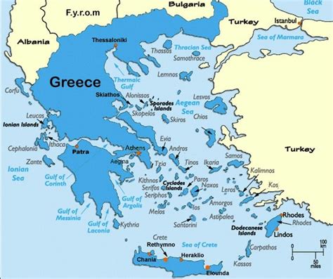 Detailed Map Of Greece Best Of Greece Greece Map Greece Tourism