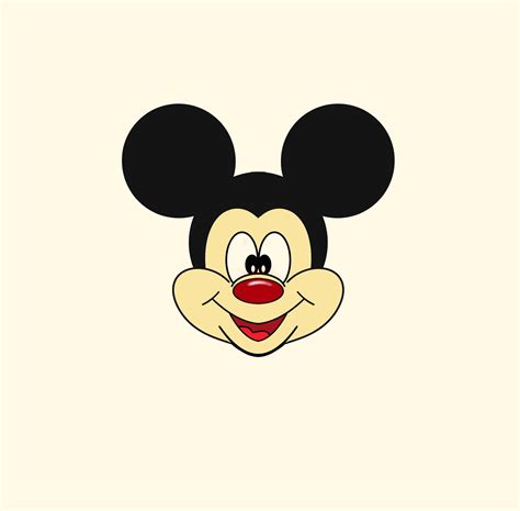 How To Draw Mickey Mouse Head Drawing Step By Step For Beginners