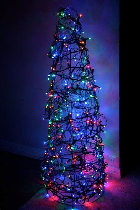 Chicken Wire Christmas Tree 3 Steps With Pictures Instructables