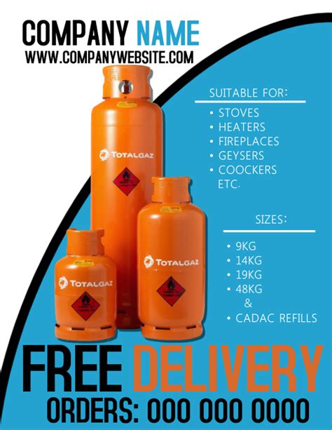 Gas Company Flyer Template Postermywall