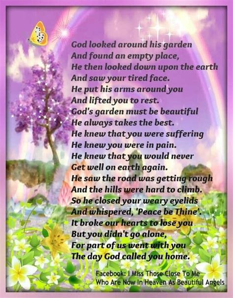 Gods Garden Poem God Looked Around His Garden Sayings To Keep