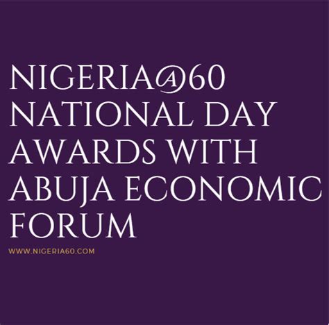Nigeria National Day Awards Car Talk Nigeria