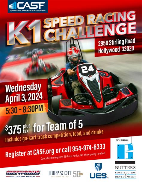 Construction of South Florida - k1 speed racing challenge