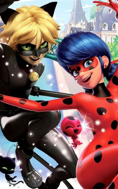 Ladybug and cat noir | Kepik, Kartun, Gugusan bintang