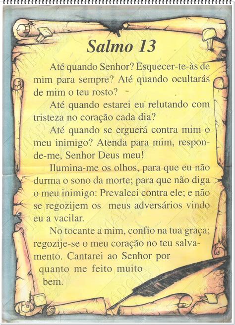 Poemas E Frases Espiritas Salmos 13