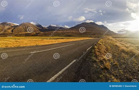 Highland Road In Iceland Stock Image Image Of Motion 80985483