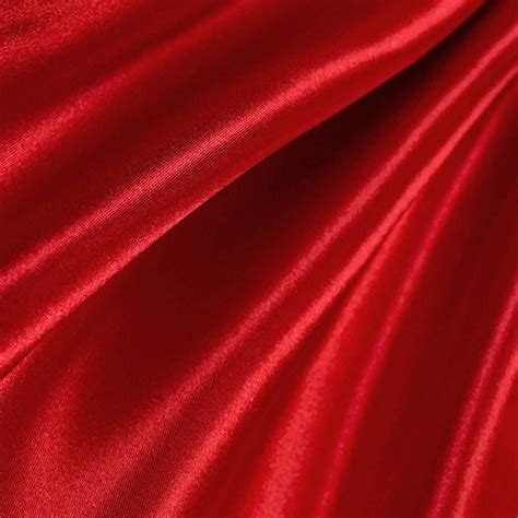 Red Poly Satin Fabric Ifabric