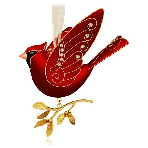 Hallmark Ornament 2015 16 Ruby Red Cardinal Beauty Of Birds Premium