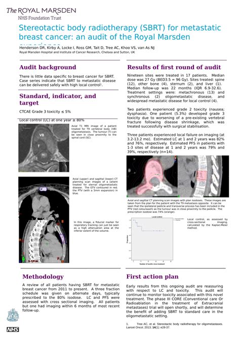 Pdf Stereotactic Body Radiotherapy Sbrt For Metastatic Breast