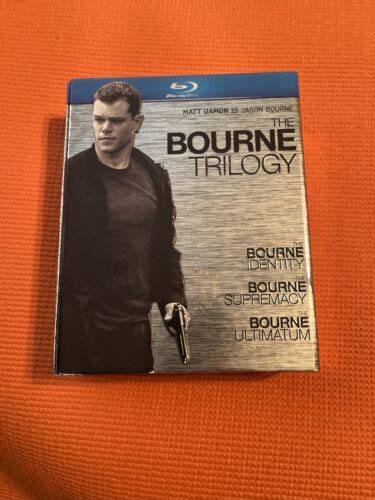 The Bourne Trilogy 3 Blu Ray Box Set Matt Damon Identity Supremacy Ultimatum Ebay