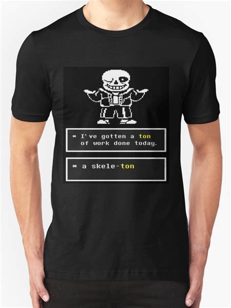 Undertale Sans Skeleton Undertale T Shirt T Shirts And Hoodies By