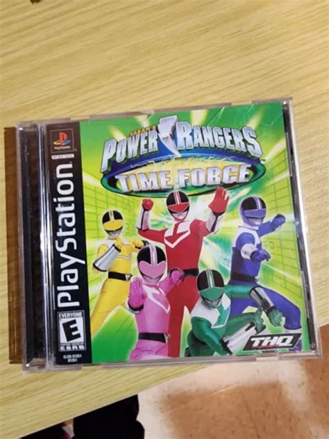 SABAN S POWER RANGERS Time Force Sony PlayStation 1 2001 Tested