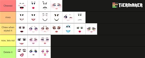 Barbie Faced Template Toycode And Robux Bought Tier List Community Rankings TierMaker