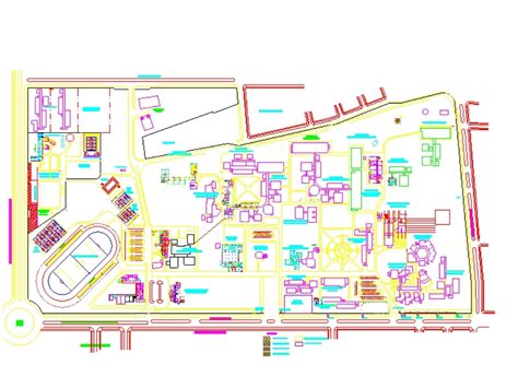 Plano Universidad De Trujillo En AutoCAD CAD KB Bibliocad