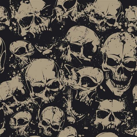 Fondo De Calaveras Skull Artwork Skull Illustration Skull Wallpaper