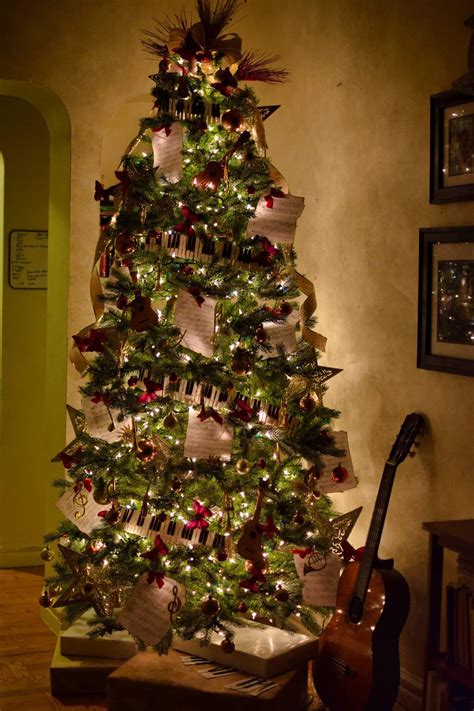 Diy Music And Piano Themed Christmas Tree With Images