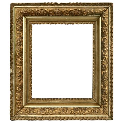 Antique Early First Finish Lemon Giltwood Art Frame Circa 1840 At 1stdibs