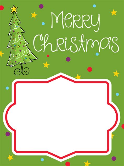 Printable Christmas T Card Holders Fun Squared