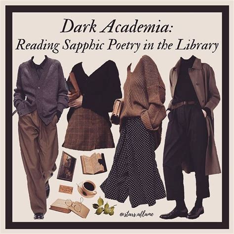 Dark Academia Aesthetic Clothes Shop Mafalda Council