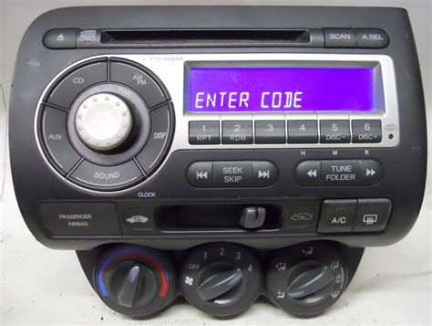 Unlock code for radio | find answers to your 2007 honda civic question from certified mechanics and auto. Honda Fit 2007 2008 Factory Stereo MP3 CD Player OEM Radio ...
