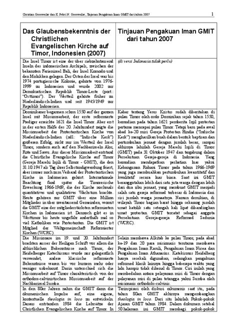 Pengakuan iman nicea konstantinopel pdf. Pengakuan Iman Nicea Konstantinopel Pdf / Pengakuan Iman ...