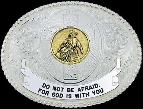 Christian Belt Buckle Customizable By Montana Silversmiths