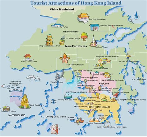 Kaarten Van Hong Kong Gedetailleerde Gedrukte Plattegronden Van Hong