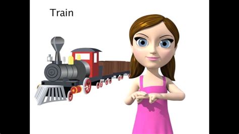 Train Asl Sign For Train Animated Youtube