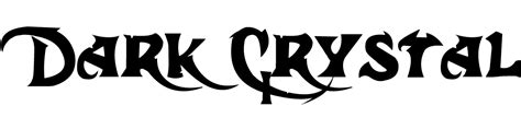 Dark Crystal Font Download Famous Fonts