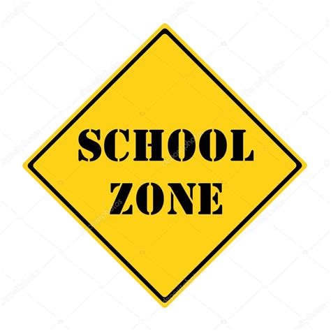 School Zone Sign — Stock Photo 40886589