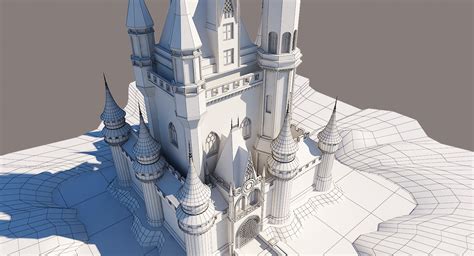 Artstation Castle 3d Model Resources