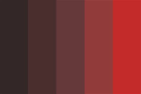 The Shades Of Red Color Palette