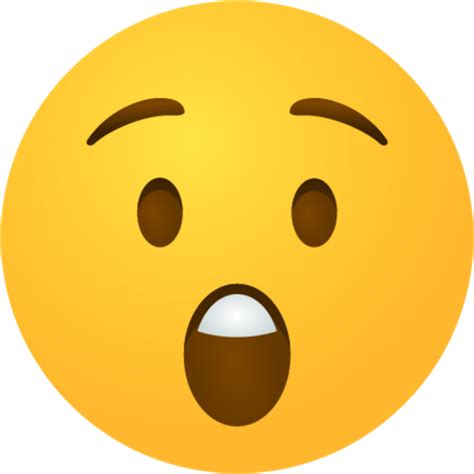 Astonished Face Emoji Emoji Download For Free Iconduck