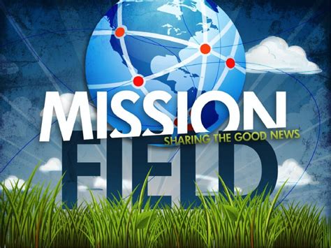 Mission Field Church Bulletin Sermon Bulletin Covers
