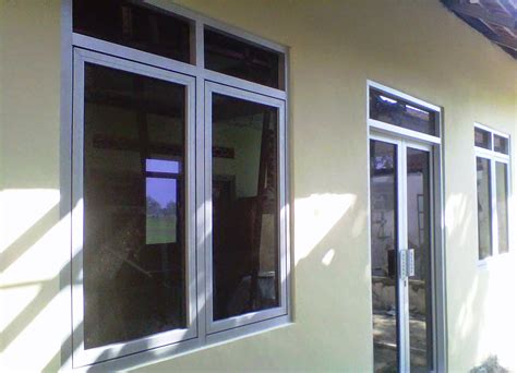 model jendela aluminium terbaik  rumah minimalis modern calon
