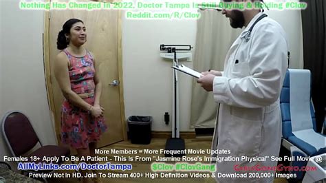 Sexi Mexi Jasmine Roses Humiliating Green Card Physical From Doctor Tampa Caught On Hidden