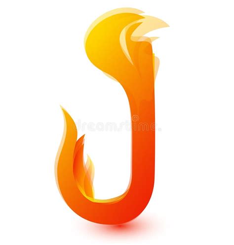 Letra X En Vector Del Icono De La Llama Del Fuego Ilustración Del