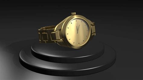 Wristwatch 3d Model By Karan