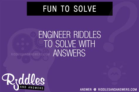 30 Engineer Riddles With Answers To Solve Puzzles And Brain Teasers