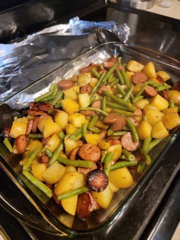 Sausage Green Bean Potato Casserole Delish Grandma S Recipes