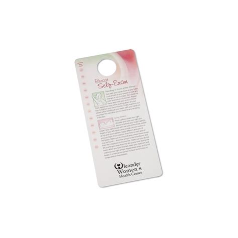 Breast Self Exam Shower Card 113799 B