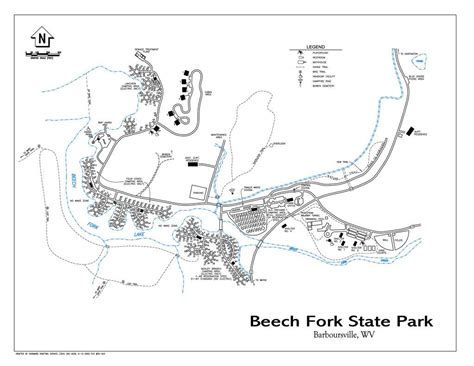 Beech Fork State Park Map Beech Fork State Park Maps Maplets