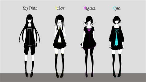 Wallpaper Email Protected Anime Girls Original Characters Simple